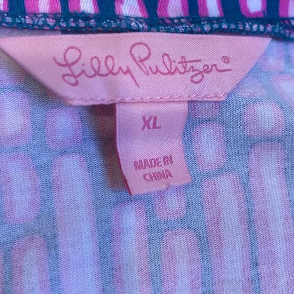 Lilly Pulitzer XL Romper Wrap Skirt Shorts XL Karlie Skort Preppy Vacation Dress - Picture 6 of 12